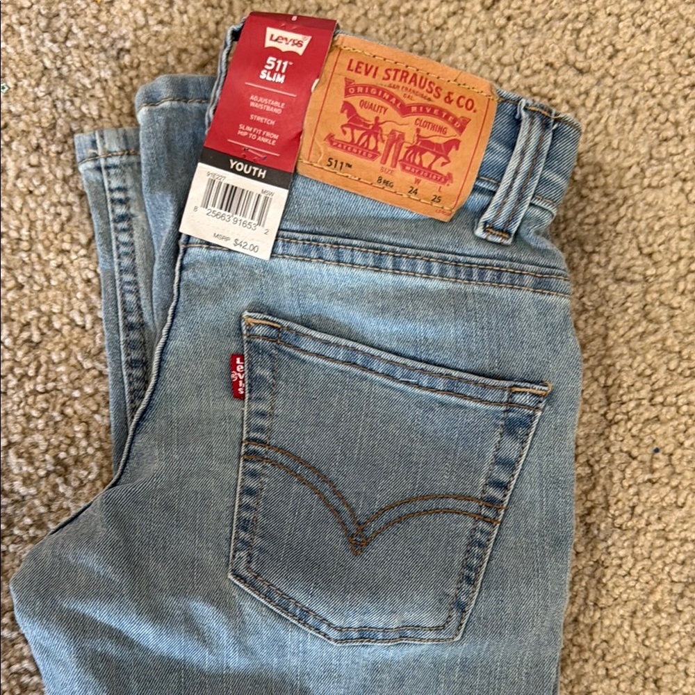Levi's Youth Blue Jeans 511’ Slim